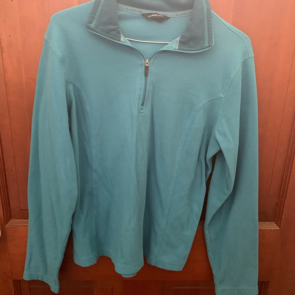 Lands end long quarter zip